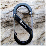 ShineTrip EDC S Shape Type Buckle Double Gated Carabiner Key Ring Clip Hook