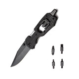 Multifunctional Tools Folding Outdoor Camping Survival Rescue Tool with LED Emergency Lamp