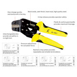 Paron® JX-1601-08 Multifunctional Ratchet Crimping Tool 26-16 AWG Terminals Pliers