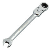 DANIU Flexible Pivoting Head Ratchet Combination Spanner Wrench Garage Metric Tool 6mm 7mm 8mm 10mm 11mm 12mm