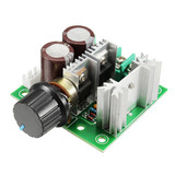 DC 12V-40V 10A 13Khz Motor Speed Controller Pump PWM Stepless Speed Change Speed Control Switch Large Torque 50V 1000uF Large Capacitor IRF3205 Power Tube With Over-Voltage Protection Function