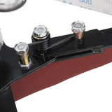 Drillpro Grinder Pipe and Tube Belt Sander Attachment Stainless Steel Metal Wood Sanding Belt Adapter for 115 125 Angle Grinder