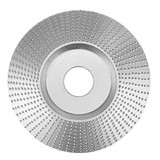 Drillpro 110mm Tungsten Carbide Bevel Wood Shaping Disc Carving Disc 22mm Bore Sanding Grinder Wheel for 115 125 Angle Grinder