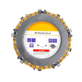 125mm/115mm Woodworking Carving Disc Grinder Chain Disc Plate Wheel For Angle Grinder