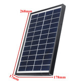 6W 500L/H Solar Fountain Submersible Solar Water Pump Garden Fountain Submersible Pump with Suckers