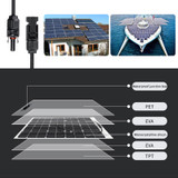 70W 18V Waterproof Semi-flexible Monocrystalline Solar Panel