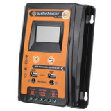 30A/50A/70A 12V/24V Intelligent USB PWM Solar Panel Battery Regulator Charge Controller