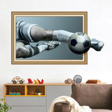 Miico 3D Creative PVC Wall Stickers Home Decor Mural Art Removable Football Wall Decals