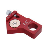 Drillpro CX300-1 Adjustable 30cm Stainless Steel 45/90 Degree Line Scriber Marking Ruler Angle Ruler Inch and Metric Magnetic Positioning Measuring Ruler Woodworking Tool