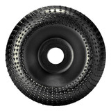 Drillpro 100mm Curve Extreme Shaping Disc Tungsten Carbide Wood Carving Disc Grinder Wheel Abrasive Disc Sanding Rotary Tool for 100 115 Angle Grinder
