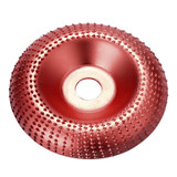 Drillpro 100mm Curve Extreme Shaping Disc Tungsten Carbide Wood Carving Disc Grinder Wheel Abrasive Disc Sanding Rotary Tool for 100 115 Angle Grinder