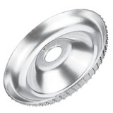 Drillpro 100mm Curve Extreme Shaping Disc Tungsten Carbide Wood Carving Disc Grinder Wheel Abrasive Disc Sanding Rotary Tool for 100 115 Angle Grinder