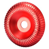 Drillpro 100mm Curve Extreme Shaping Disc Tungsten Carbide Wood Carving Disc Grinder Wheel Abrasive Disc Sanding Rotary Tool for 100 115 Angle Grinder