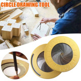 Drillpro 12.5cm Creative Flexible Circle Drawing Tool Rotary Adjustable Round Measuring Painting Math Woodworking Tool