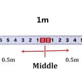 Drillpro Nylon Cover Waterproof Steel Self Adhesive Metric Ruler Miter Track Tape Measure Steel Miter Saw Scale for T-track Router Table Band Saw Woodworking Tool