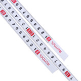 Drillpro Nylon Cover Waterproof Steel Self Adhesive Metric Ruler Miter Track Tape Measure Steel Miter Saw Scale for T-track Router Table Band Saw Woodworking Tool