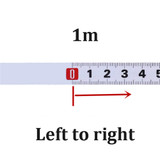 Drillpro Nylon Cover Waterproof Steel Self Adhesive Metric Ruler Miter Track Tape Measure Steel Miter Saw Scale for T-track Router Table Band Saw Woodworking Tool