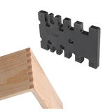 Drillpro Inch/MM Woodworking Tenon and Mortise Milling Gauge Angle Miter Gauge Template Right Angle Sawing Jiont for Table Saw Router Table CNC Milling