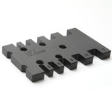 Drillpro Inch/MM Woodworking Tenon and Mortise Milling Gauge Angle Miter Gauge Template Right Angle Sawing Jiont for Table Saw Router Table CNC Milling