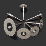 Drillpro 10pcs Diamond Cutting Discs Cut Off Wheel Set For Dremel Rotary Tool Saw Blade