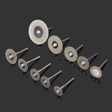 Drillpro 10pcs Diamond Cutting Discs Cut Off Wheel Set For Dremel Rotary Tool Saw Blade