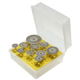 Drillpro 10pcs Diamond Cutting Discs Cut Off Wheel Set For Dremel Rotary Tool Saw Blade