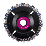 Drillpro 4 Inch Steel Grinder Chain Disc 22 Tooth Wood Carving Disc for 100 115 Angle Grinder