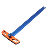 Drillpro 300/400mm Adjustable Angle Woodworking T Ruler Hole Positioning Crossed Marking Gauge Scriber Measuring Tool