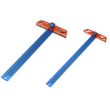Drillpro 300/400mm Adjustable Angle Woodworking T Ruler Hole Positioning Crossed Marking Gauge Scriber Measuring Tool