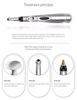 Electric Pulse Energy Meridians Tools Automatic Test Point Pain Relief Acupuncture Massage Pen