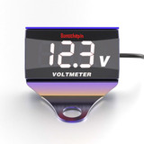 12-150V LED Display Digital Voltmeter Voltage Gauge Panel Meter With Bracket For Motorcycle Scooter Car