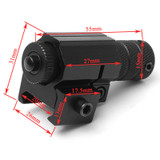 Mini Red Laser Sight Hang Type Beam Dot Sight Scope Tactical 20mm Picatinny Rail Mount