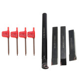 12pcs Internal Lathes 12mm Boring Bar Turning Tool Holder with Blades and Wrenches for CNC Machine