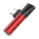 Baseus 2 in 1 Metal Type-c to Type-c Charging 3.5mm Audio Jack Adapter Converter for Xiaomi Huawei