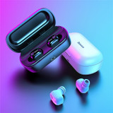 Baseus W01 TWS Wireless bluetooth 5.0 Earphone HiFi 6D Stereo DSP Noise Cancelling Bilateral Call Headphone with 2000mAh Charging Box