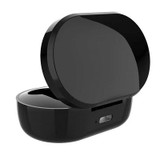 M1 TWS bluetooth 5.0 Earphone Bilateral Call IPX6 Waterproof HiFi Headphone for Xiaomi Redmi With Type-C Charging Case (Black)
