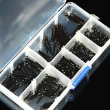 Suleve™ M2CH2 M2 Carbon Steel Allen Bolt 4-16mm Hex Socket Cap Screw Metric Assortment Kit 180pcs