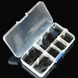 Suleve™ M2CH2 M2 Carbon Steel Allen Bolt 4-16mm Hex Socket Cap Screw Metric Assortment Kit 180pcs