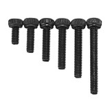 Suleve™ M2CH2 M2 Carbon Steel Allen Bolt 4-16mm Hex Socket Cap Screw Metric Assortment Kit 180pcs
