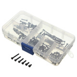 Suleve™ M2CH2 M2 Carbon Steel Allen Bolt 4-16mm Hex Socket Cap Screw Metric Assortment Kit 180pcs