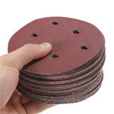50pcs 125mm Abrasive Sand Discs Sanding Paper 6 Holes Sanding Discs 40-800 Grit Sand Paper