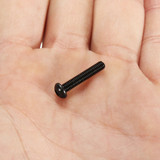 Suleve™ M3CH1 100Pcs M3 Carbon Steel Button Head Hex Socket Cap Screw Bolt Metric Allen Bolt