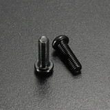Suleve™ M3CH1 100Pcs M3 Carbon Steel Button Head Hex Socket Cap Screw Bolt Metric Allen Bolt