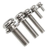 Suleve™ MXSP1 Steel Phillips Pan Head Screws Nuts Assortment Kit M2/M2.5/M3/M4/M5 160Pcs
