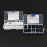 Suleve™ M3NH11 M3 Nylon Screw Black White Hex Screw Nut PCB Standoff Assortment Kit 180Pcs
