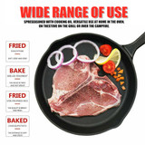 3PCS 14cm20cm26cm Non-stick Frying Pan Cast Iron Skillet   Professional Seasoned Pan Cookware