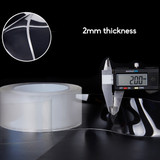1/3/5M Nano PU Gel Double-Sided Traceless Tape Transparent Adhesive Tapes