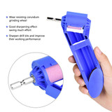 Drillpro Portable Drill Bit Sharpener 2-12.5mm Corundum Grinding Wheel Powered Tool for Drill Polishing