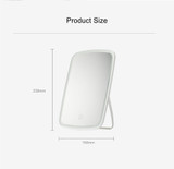Portable Makeup Mirror Desktop LED Light USB Rechargeable Folding Touch Dimmable Lamp for Dormitory Home from Xiaomi Youpin
