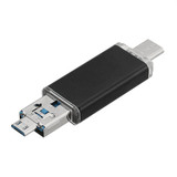 Metal 16GB 32GB 64GB Type-c USB 2.0 Micro USB Flash Drive U Disk for Xiaomi Mobile Phone Tablet PC